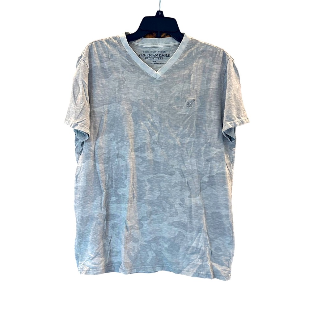 American Eagle Grey Camo T-Shirt